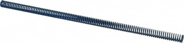 Associated Spring Raymond - 1/2" Hole Diam, 9/32" Rod Diam, 12" Free Length, Blue Die Spring - 42 Lb Max Deflection, 6" Max Deflection, Medium Duty, Chromium Alloy Steel - A1 Tooling