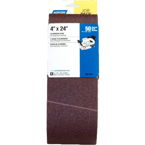 4″ × 24″ Metalite R215 Portable Belt 50 Grit Aluminum Oxide - A1 Tooling