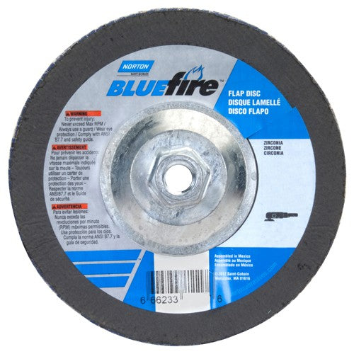 7″ × 1/4″ × 5/8″ 20X High Performance Flap Disc Type 29 40 Grit - A1 Tooling