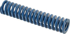 Associated Spring Raymond - 1" Hole Diam, 1/2" Rod Diam, 4-1/2" Free Length, Blue Die Spring - 234 Lb Max Deflection, 2.25" Max Deflection, Medium Duty, Chromium Alloy Steel - A1 Tooling