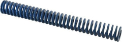 Associated Spring Raymond - 1" Hole Diam, 1/2" Rod Diam, 8" Free Length, Blue Die Spring - 240 Lb Max Deflection, 4" Max Deflection, Medium Duty, Chromium Alloy Steel - A1 Tooling