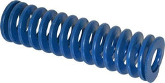 Associated Spring Raymond - 2" Hole Diam, 1" Rod Diam, 7" Free Length, Blue Die Spring - 1092 Lb Max Deflection, 3.5" Max Deflection, Medium Duty, Chromium Alloy Steel - A1 Tooling