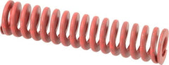 Associated Spring Raymond - 1-1/4" Hole Diam, 5/8" Rod Diam, 5-1/2" Free Length, Red Die Spring - 537.2 Lb Max Deflection, 2.04" Max Deflection, Medium Heavy Duty, Chromium Alloy Steel - A1 Tooling