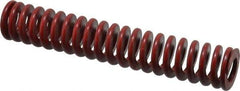 Associated Spring Raymond - 1-1/4" Hole Diam, 5/8" Rod Diam, 7" Free Length, Red Die Spring - 518 Lb Max Deflection, 2.59" Max Deflection, Medium Heavy Duty, Chromium Alloy Steel - A1 Tooling