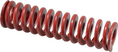 Associated Spring Raymond - 1-1/2" Hole Diam, 3/4" Rod Diam, 6" Free Length, Red Die Spring - 674.9 Lb Max Deflection, 2.22" Max Deflection, Medium Heavy Duty, Chromium Alloy Steel - A1 Tooling