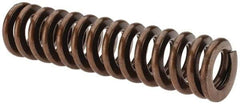 Associated Spring Raymond - 5/8" Hole Diam, 11/32" Rod Diam, 2-1/2" Free Length, Gold Die Spring - 127.5 Lb Max Deflection, 0.75" Max Deflection, Heavy Duty, Chromium Alloy Steel - A1 Tooling