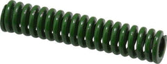 Associated Spring Raymond - 3/8" Hole Diam, 3/16" Rod Diam, 1-3/4" Free Length, Green Die Spring - 50.3 Lb Max Deflection, 0.44" Max Deflection, Extra Heavy Duty, Chromium Alloy Steel - A1 Tooling