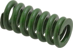 Associated Spring Raymond - 5/8" Hole Diam, 11/32" Rod Diam, 1-1/4" Free Length, Green Die Spring - 146.9 Lb Max Deflection, 0.31" Max Deflection, Extra Heavy Duty, Chromium Alloy Steel - A1 Tooling