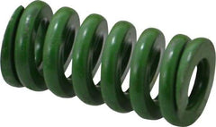 Associated Spring Raymond - 3/4" Hole Diam, 3/8" Rod Diam, 1-1/2" Free Length, Green Die Spring - 333.8 Lb Max Deflection, 0.38" Max Deflection, Extra Heavy Duty, Chromium Alloy Steel - A1 Tooling