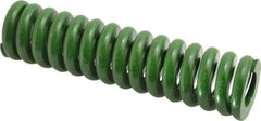 Associated Spring Raymond - 1-1/4" Hole Diam, 5/8" Rod Diam, 5" Free Length, Green Die Spring - 850 Lb Max Deflection, 1.25" Max Deflection, Extra Heavy Duty, Chromium Alloy Steel - A1 Tooling