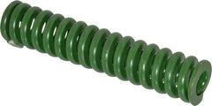 Associated Spring Raymond - 1-1/4" Hole Diam, 5/8" Rod Diam, 6" Free Length, Green Die Spring - 840 Lb Max Deflection, 1.5" Max Deflection, Extra Heavy Duty, Chromium Alloy Steel - A1 Tooling