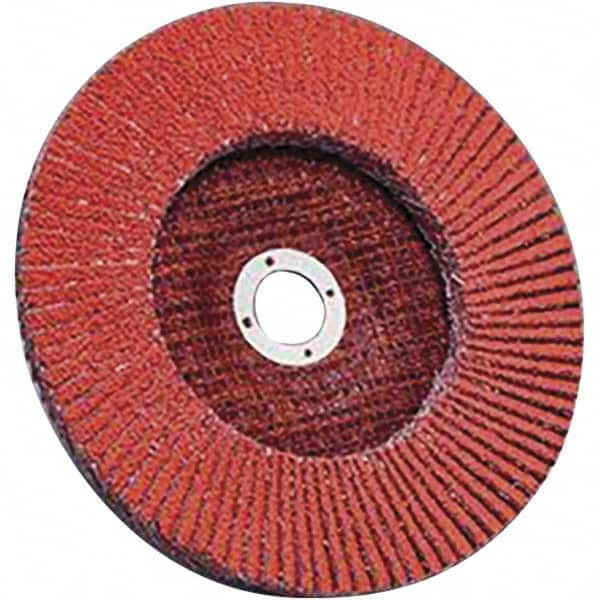 3M - 4-1/2" 50 Grit 7/8" Center Hole Type 27 Ceramic Flap Disc - A1 Tooling