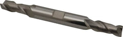 Accupro - 5/16", 3/4" LOC, 3/8" Shank Diam, 3-1/2" OAL, 2 Flute, Solid Carbide Square End Mill - Double End, Uncoated, Spiral Flute, 40° Helix, Centercutting, Right Hand Cut, Right Hand Flute - A1 Tooling