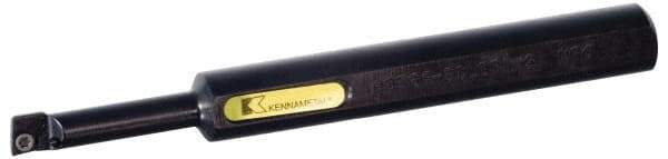 Kennametal - 10.54mm Min Bore Diam, 5" OAL, 3/8" Shank Diam, A-SCLP Indexable Boring Bar - CP.. Insert, Screw Holding Method - A1 Tooling