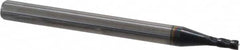 Value Collection - 0.06" Diam, 0.005" Radius, 0.18" Length of Cut, 4 Flute, Solid Carbide, Corner Radius End Mill - AlTiN Coated, Single End, 1-1/2" Overall Length, 1/8" Shank Diam, Spiral Flute, Centercutting - A1 Tooling