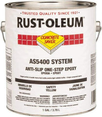 Rust-Oleum - 1 Gal Can Gloss Safety Yellow Antislip Epoxy - 50 Sq Ft/Gal Coverage, <340 g/L VOC Content - A1 Tooling