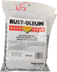 Rust-Oleum - Black/White Vinyl Floor Chips - 1 Lb Plastic Bag - A1 Tooling