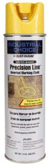 Rust-Oleum - 17 fl oz Yellow Marking Chalk - 500' to 530' Coverage at 1-1/4" Wide, Water-Based Formula - A1 Tooling