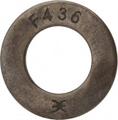 Value Collection - 1-1/8" Screw, Grade SAE 1035-1050 Steel Structural Flat Washer - 1-1/4" ID x 2-1/4" OD, Plain Finish - A1 Tooling