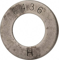 Value Collection - 1-1/4" Screw, Grade SAE 1035-1050 Steel Structural Flat Washer - 1-3/8" ID x 2-1/2" OD, Plain Finish - A1 Tooling