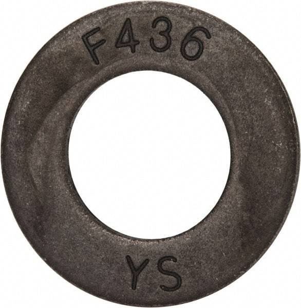 Value Collection - 7/8" Screw, Grade SAE 1035-1050 Steel Structural Flat Washer - 15/16" ID x 1-3/4" OD, Plain Finish - A1 Tooling