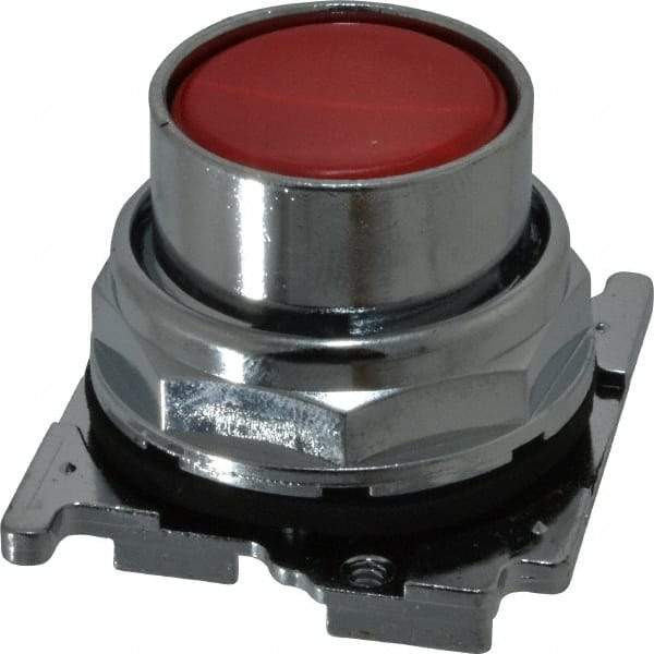 Eaton Cutler-Hammer - Flush Pushbutton Switch Operator - Red, Round Button, Nonilluminated - A1 Tooling