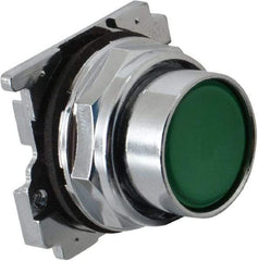 Eaton Cutler-Hammer - Flush Pushbutton Switch Operator - Green, Round Button, Nonilluminated - A1 Tooling