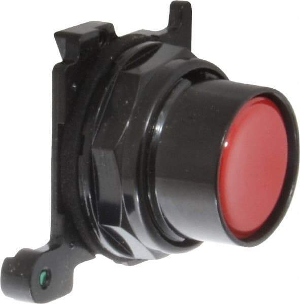 Eaton Cutler-Hammer - Flush Pushbutton Switch Operator - Red, Round Button, Nonilluminated - A1 Tooling