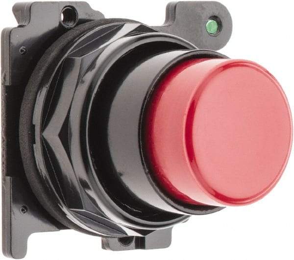 Eaton Cutler-Hammer - Extended Straight Pushbutton Switch Operator - Red, Round Button, Nonilluminated - A1 Tooling