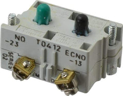 Eaton Cutler-Hammer - 2NO, 0.5 Amp, Electrical Switch Contact Block - 120 VAC/VDC, Pressure Terminal, 30-1/2mm Hole, For Use with E34 Operators, Standard 10250T - A1 Tooling