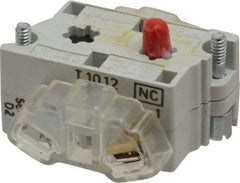 Eaton Cutler-Hammer - NC, 0.5 Amp, Electrical Switch Contact Block - 120 VAC/VDC, Pressure Terminal, 30-1/2mm Hole, For Use with E34 Operators, Standard 10250T - A1 Tooling