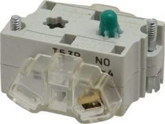 Eaton Cutler-Hammer - 0.5 Amp, Electrical Switch Contact Block - 120 VAC/VDC, Pressure Terminal, 30-1/2mm Hole, For Use with E34 Operators, Standard 10250T - A1 Tooling