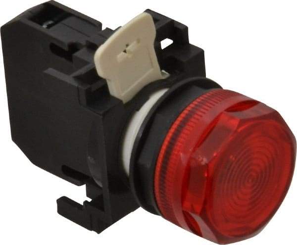 Eaton Cutler-Hammer - 120 VAC/VDC Red Lens Incandescent Indicating Light - Round Lens - A1 Tooling