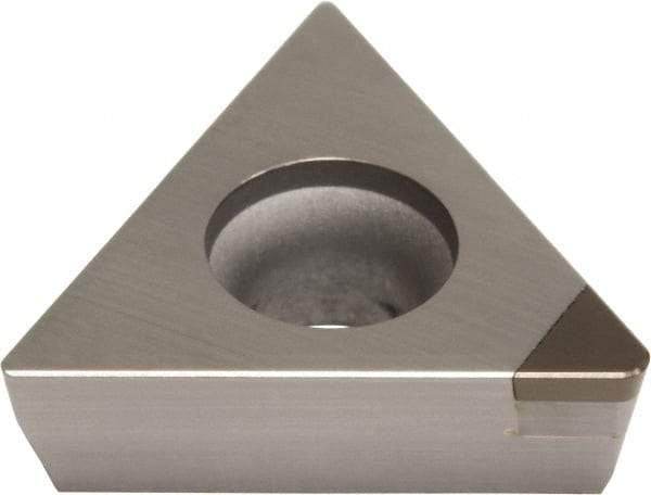 Sumitomo - TPGA222 Grade BN2000 PCBN Turning Insert - Uncoated, 60° Triangle, 1/4" Inscr Circle, 1/8" Thick, 1/32" Corner Radius - A1 Tooling