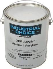 Rust-Oleum - 1 Gal Machine Tool Gray Semi Gloss Finish Acrylic Enamel Paint - Interior/Exterior, Direct to Metal, <250 gL VOC Compliance - A1 Tooling