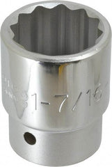 Proto - 1-7/16", 1" Drive, Standard Hand Socket - 12 Points, 2-3/4" OAL - A1 Tooling