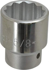 Proto - 1-5/8", 1" Drive, Standard Hand Socket - 12 Points, 3-1/4" OAL - A1 Tooling