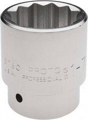 Proto - 1-7/8", 1" Drive, Standard Hand Socket - 12 Points, 3-5/16" OAL - A1 Tooling