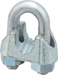 Value Collection - 5/16" Wire Rope U-Bolt Clip - Malleable Iron, Galvanized - A1 Tooling