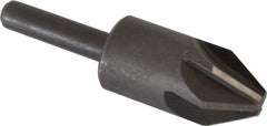 Keo - 5/8" Head Diam, 1/4" Shank Diam, 6 Flute 60° High Speed Steel Countersink - A1 Tooling