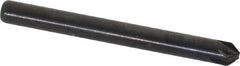 Keo - 1/8" Head Diam, 1/8" Shank Diam, 6 Flute 82° High Speed Steel Countersink - A1 Tooling