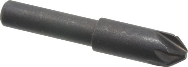 Keo - 5/16" Head Diam, 1/4" Shank Diam, 6 Flute 82° High Speed Steel Countersink - A1 Tooling