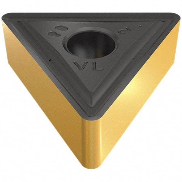 Iscar - TNMG332 VL Grade IC907 Carbide Turning Insert - TiAlN Finish, 60° Triangle, 3/8" Inscr Circle, 3/16" Thick, 1/32" Corner Radius - A1 Tooling