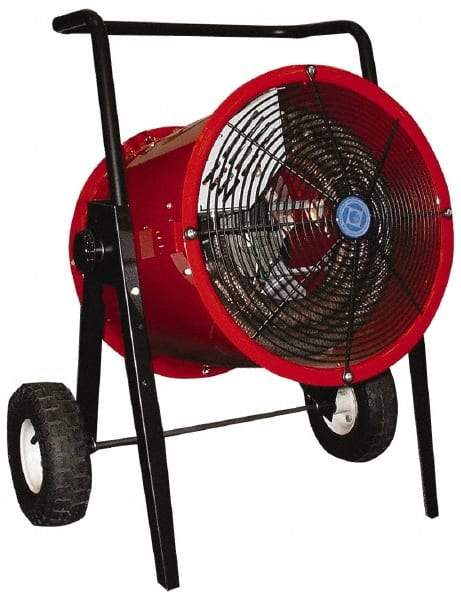 Marley - 102,360 Max BTU Rating, Portable Unit Heater - 36.3 Amps, 480 Volts, 21" Wide x 34" High - A1 Tooling