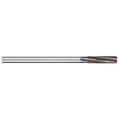 Chucking Reamer: 0.3115″ Dia, 6″ OAL, 1-1/2″ Flute Length, Straight Shank, High Speed Steel 6 Flute