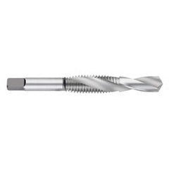 Titan USA - Combination Drill & Taps; Thread Size (mm): M12x1.75 ; Drill Size (Decimal Inch): 0.4050 ; Class of Fit: 6H ; Thread Limit: D6 ; Number of Flutes: 2 ; Drill Length (Inch): 1-1/4 - Exact Industrial Supply