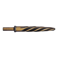 Titan USA - Bridge/Construction Reamers; Reamer Type: Construction Reamer ; Reamer Diameter (Decimal Inch): 1/2 ; Reamer Diameter (Inch): 1/2 ; Shank Type: Flatted ; Flute Type: Spiral ; Flute Length (Inch): 3-3/4 - Exact Industrial Supply