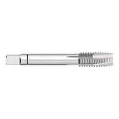 Spiral Point Tap: M4 x 0.7, Metric Coarse, 3 Flutes, Plug, 6H, Powdered Metal, Uncoated 29/64″ Thread Length, 2-1/8″ OAL, Right Hand, D3, Series 711