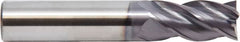 M.A. Ford - 1", 4 Flute, Solid Carbide, 0.06" Corner Radius End Mill - 4" OAL, 1-1/2" LOC - A1 Tooling