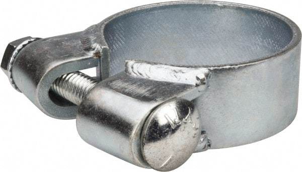 Made in USA - 2.42" ID, Steel Zinc Plated BCE Band Style Clamp - 0.12" Thick, 2-1/4" Hose - A1 Tooling